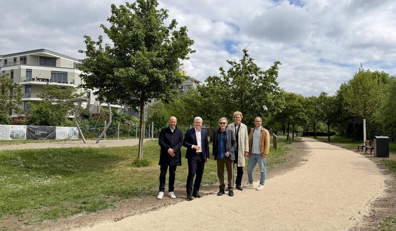 Neue Fuß und Radverbindung verbindet Helling Höfe direkt mit Rheinpromenade