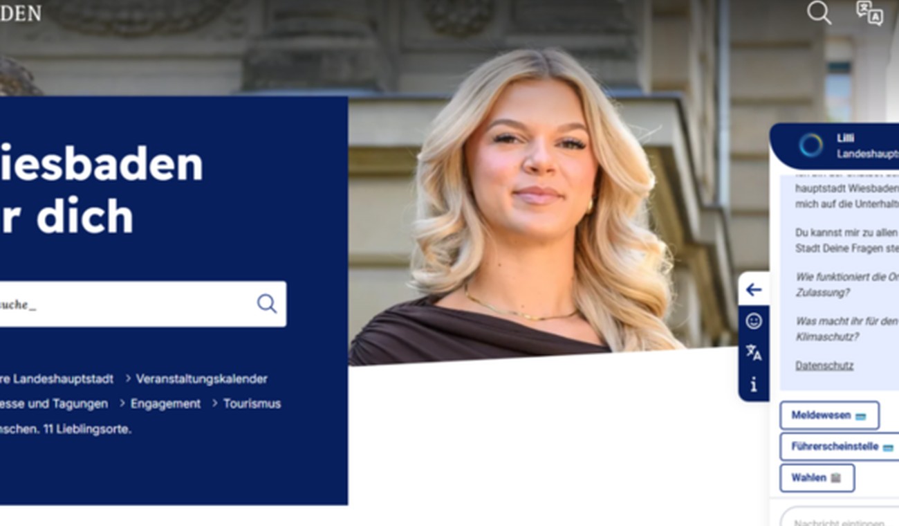 Wiesbaden stellt Chatbot Lilli für städtische Auskünfte bereit Wiesbaden stellt Chatbot Lilli für städtische Auskünfte bereit