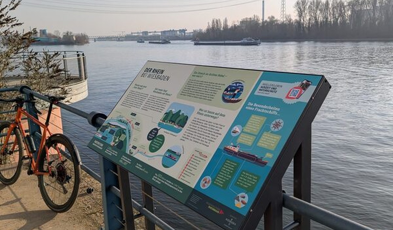 Wiesbaden stellt neun neue Informationstafeln an den Uferwegen auf Wiesbaden stellt neun neue Informationstafeln an den Uferwegen auf